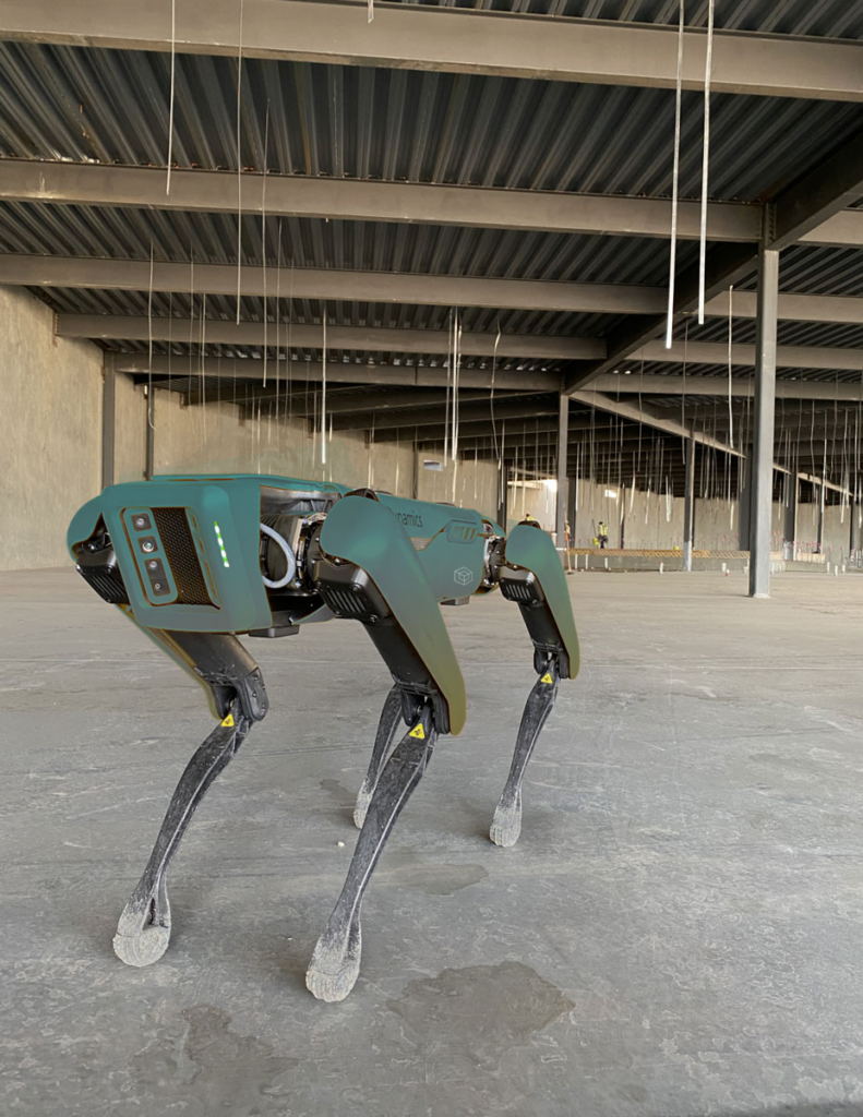 Robot Security Dog at Novva Data Center's Secure Hyper-scale Data Center Facility