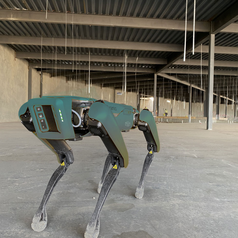 Robot Security Dog at Novva Data Center's Secure Hyper-scale Data Center Facility