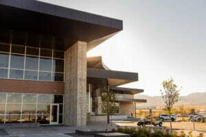 Exterior of a Novva Data Center building
