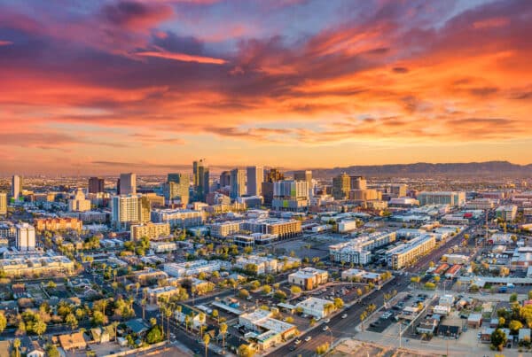City skyline of Arizona - read about why so many data centers are making Arizona home.